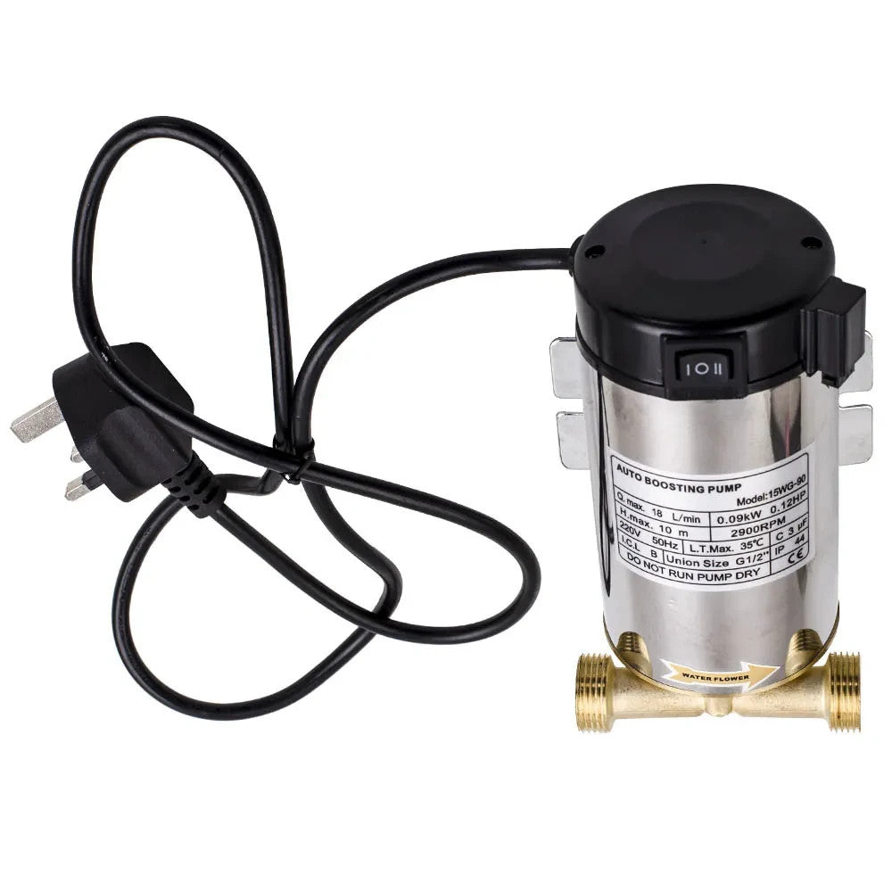 MXPR 90W Water Pressure Booster Pump Shower Machine Flow Rate Automatic