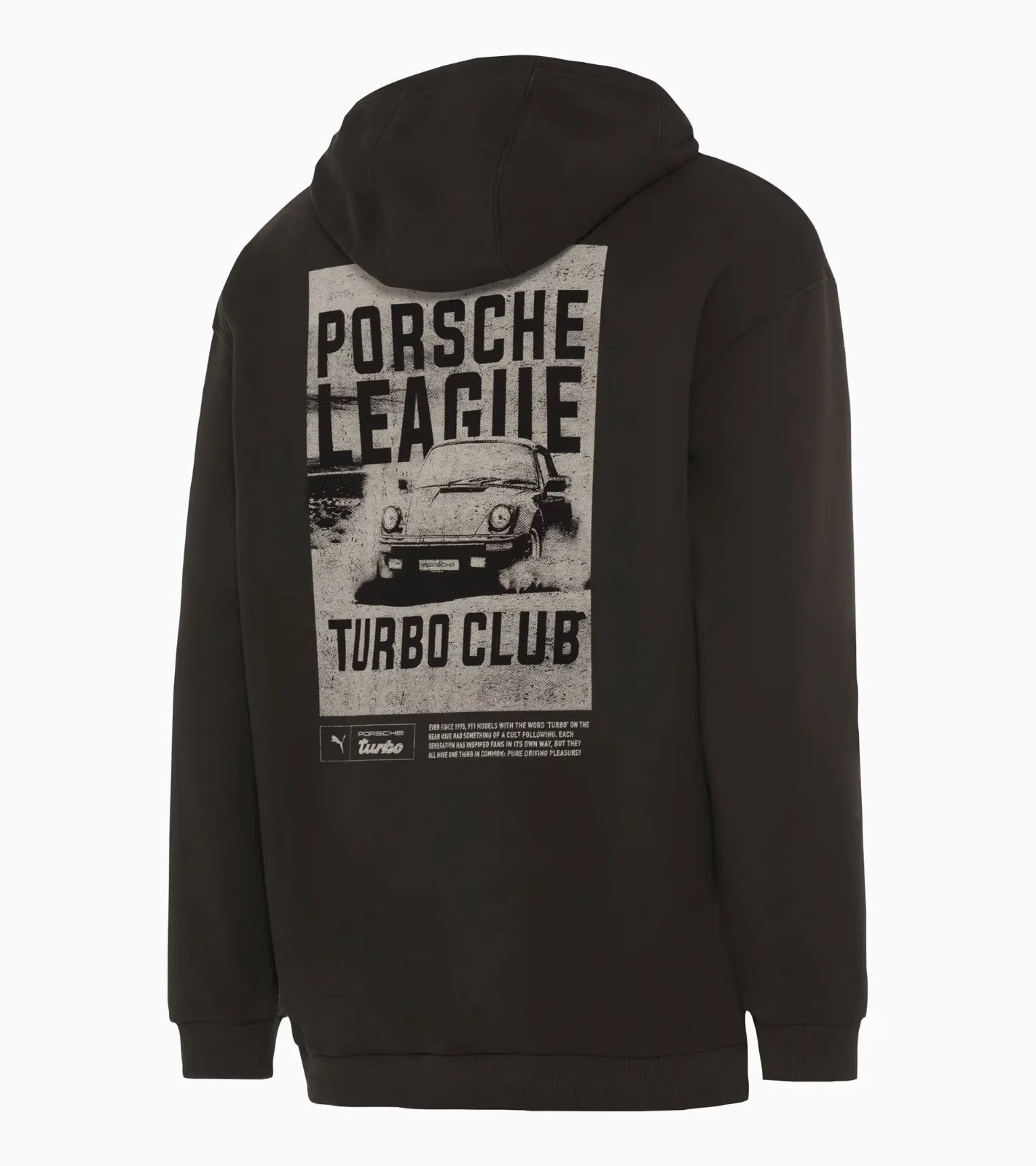 Genuine Porsche Casual Graphic hoodie – Porsche Turbo XS - XXL Black Men' Women'