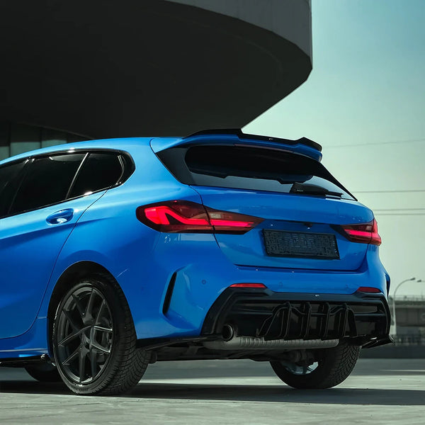 OW rear Wing Spoiler BMW 1 Series F40 M-Pack M135i 19-24 Gloss Black