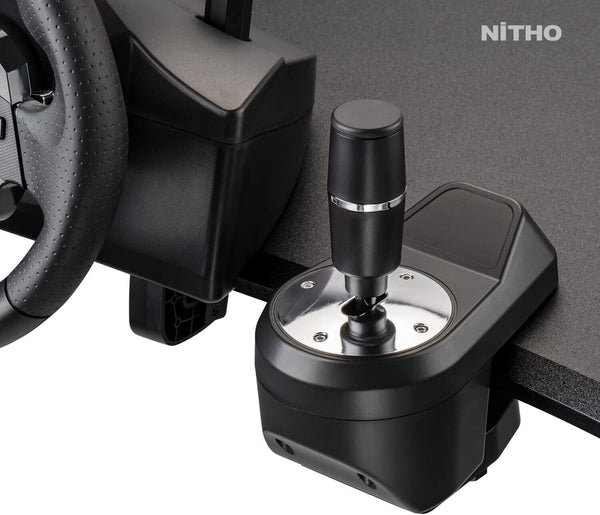 Nitho Drive Pro ONE Competition PC Game Racing Wheel + Separate Shifter + Pedals