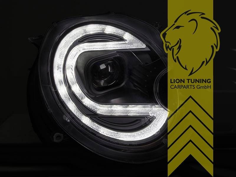 LT Pair LED DRL Lightbar Halo Ring Headlights Mini One R56 R57 06-14 XENON LHD