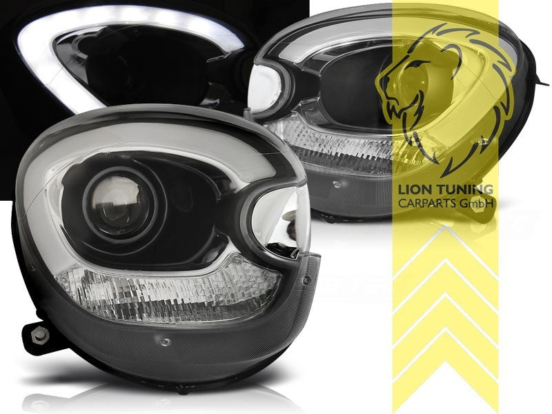 LT LED DRL Lightbar Halo Ring Headlights BMW Mini R60 Countryman 10-14 Halog LHD