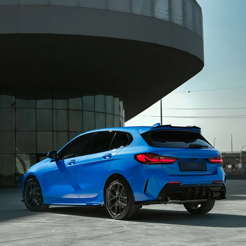 OW rear Wing Spoiler BMW 1 Series F40 M-Pack M135i 19-24 Gloss Black