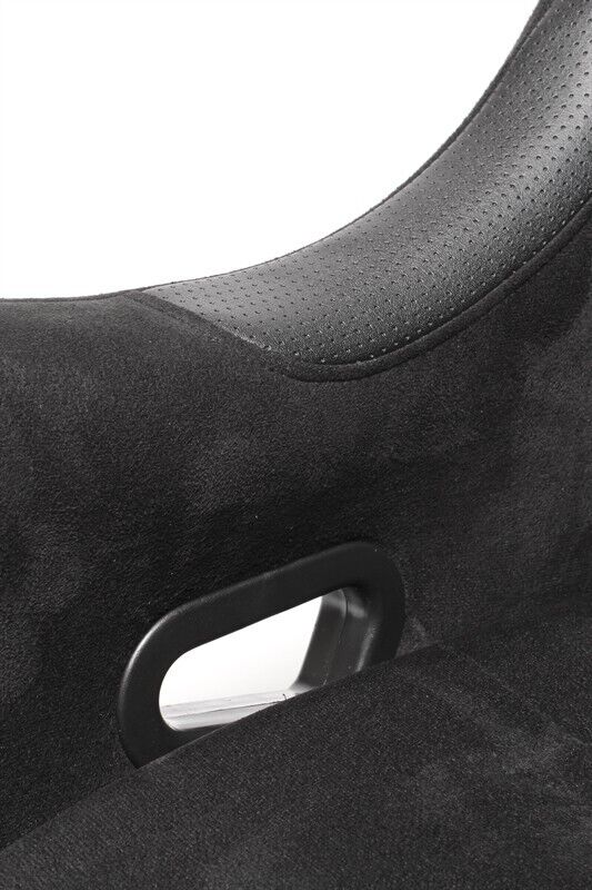 TATECH x1 Single Universal Fixed Back Bucket Seat Car Racing Sim black Alcantara