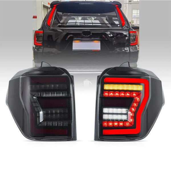 VLAND LED Sequential Lightbar Rear Lights Toyota 4Runner 2010-2023 Smoke LHD