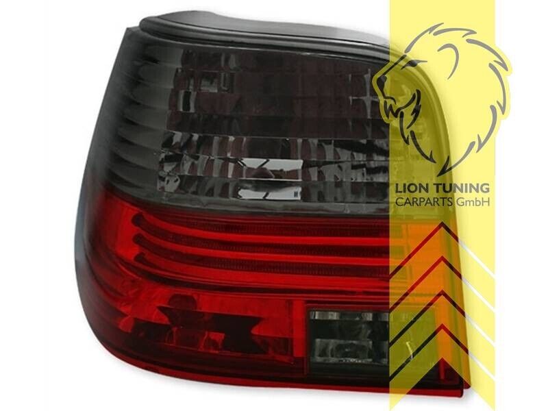 LT Pair Halogen Rear Lights Tail Lamps VW Golf 4 1J1 97-05 red black smoke LHD