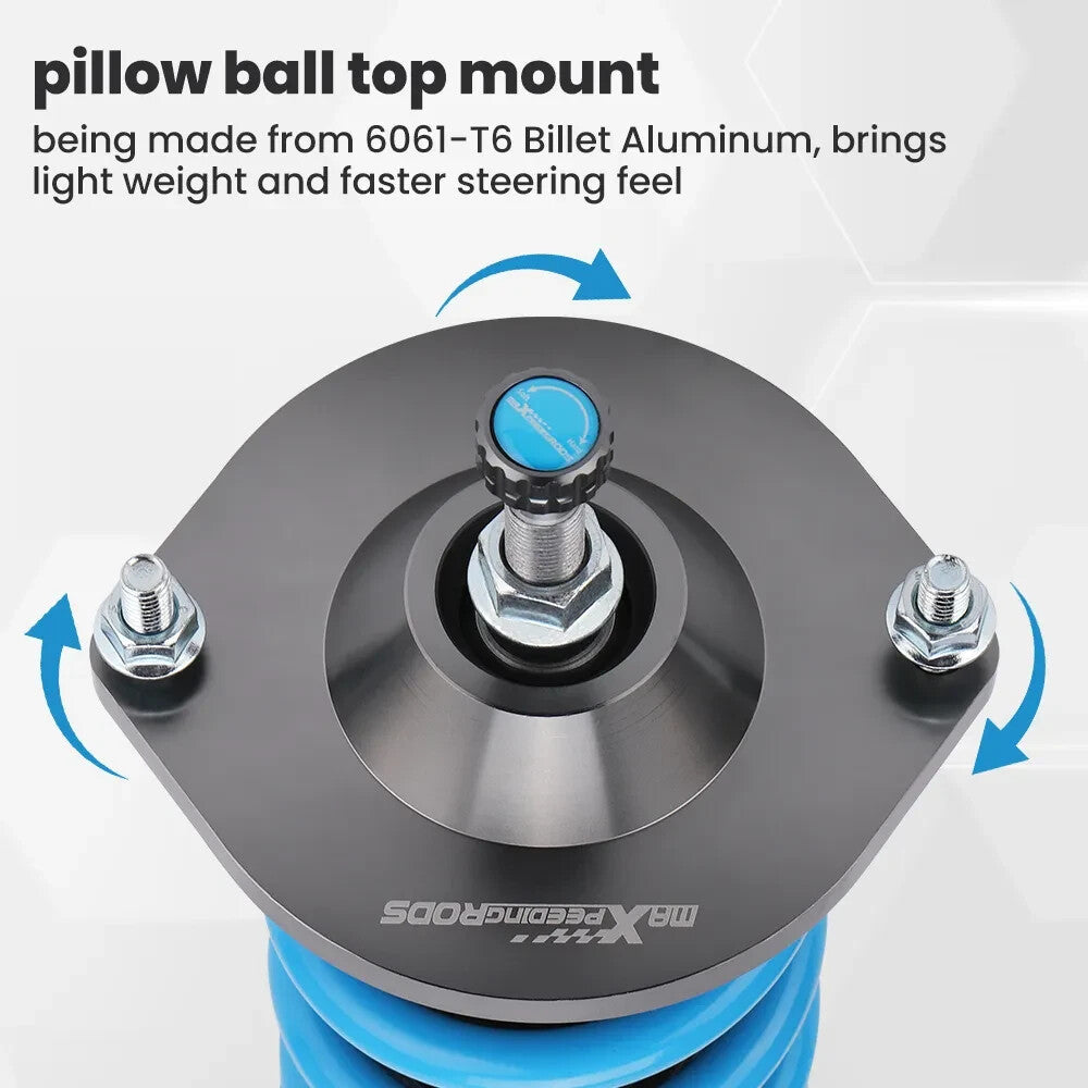 MXPR Adjustable Height Lowering Coilovers Mazda Miata MX5 NA NB Base SE LE 89-05