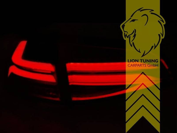 LT LED DRL Lightbar Rear Tail Lights VW Golf 7 5G1 BE1 12-17 red black smoke LHD