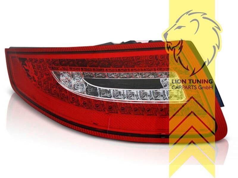 LT Pair LED DRL Lightbar Rear Tail Lights Porsche 911 997 red clear white LHD