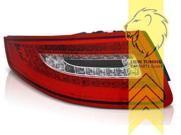 LT Pair LED DRL Lightbar Rear Tail Lights Porsche 911 997 red clear white LHD