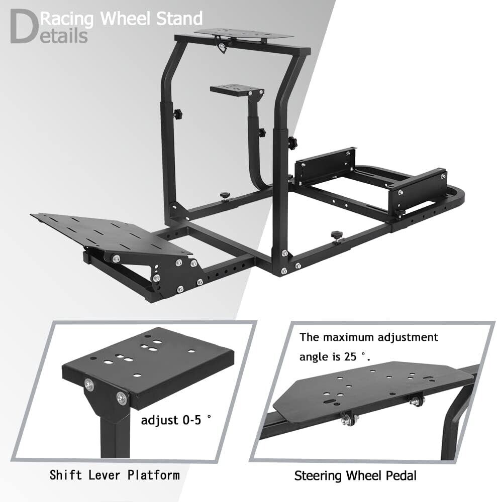 DD Driving Game Sim Racing Frame Rig for Seat Wheel Pedals Xbox PS PC Console F1
