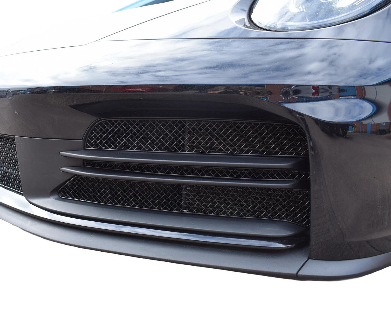 Zunsport Porsche Carrera 992.2 Base T S 24+ Stainless Outer Grille Front Bumper