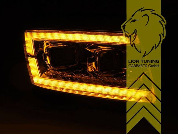 LT Full LED BULB DRL Lightbar Headlights VW Crafter 2 2.5 BJ MAN TGE 16+ LHD