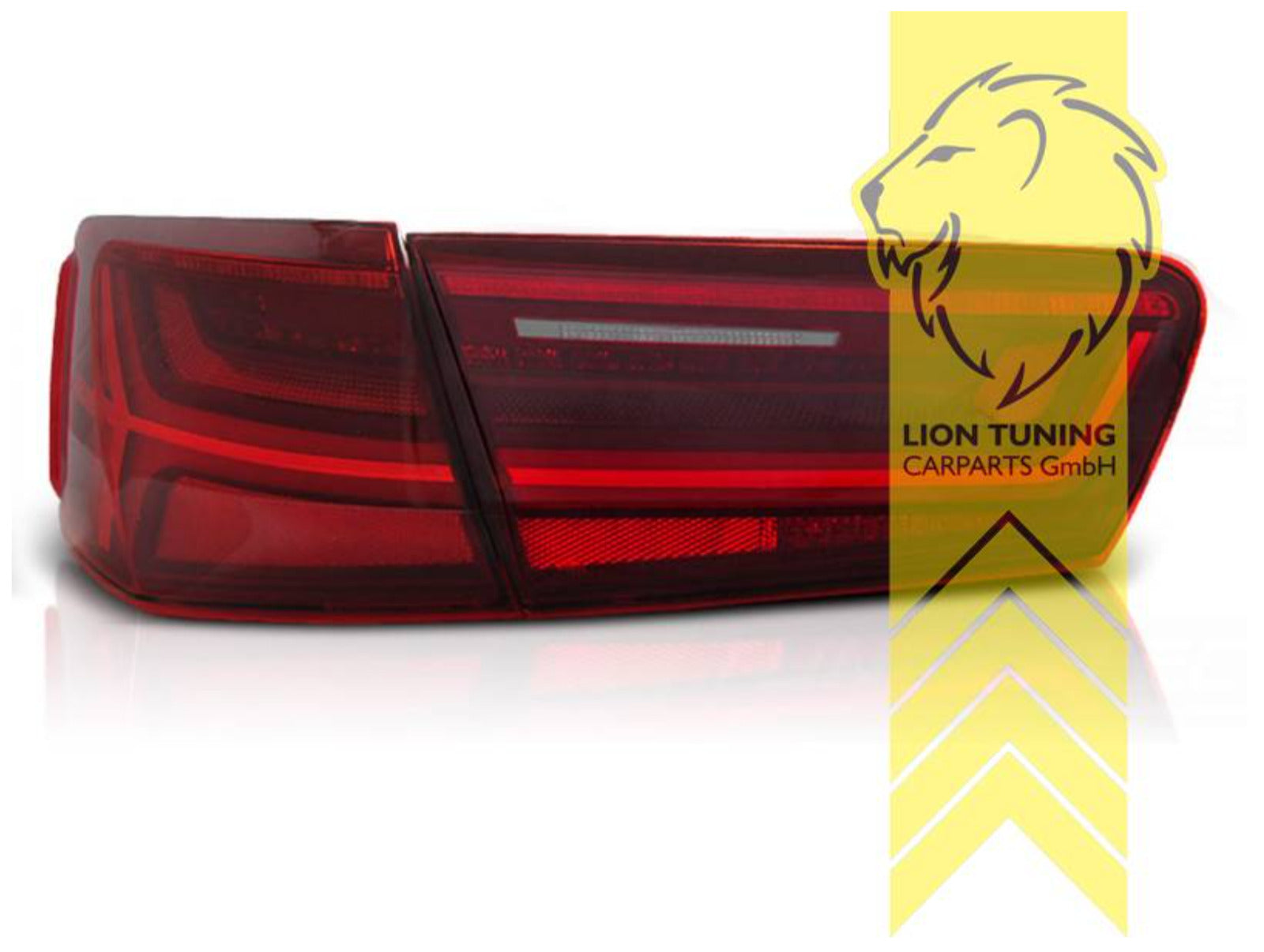 LT LED DRL Lightbar Rear Lights Tail Lamps Audi A6 4G C7 sedan red LHD