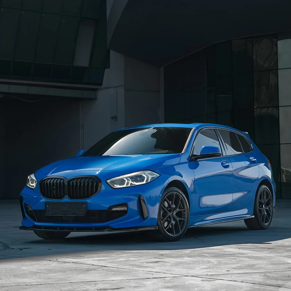 OW Front Bumper Lip Splitter BMW 1 Series F40 M-Pack M135i 19-24 Gloss Black