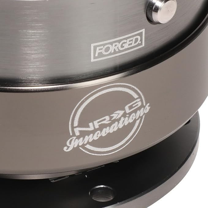 NRG Innovations SRK-200BK Gun Metal Quick Release Steering Wheel Boss Hub Univ