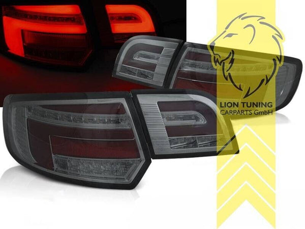 LT LED DYNAMIC Rear Lights Tail Lamps Audi A3 8P 8PA 04-08 Sportback smoke LHD