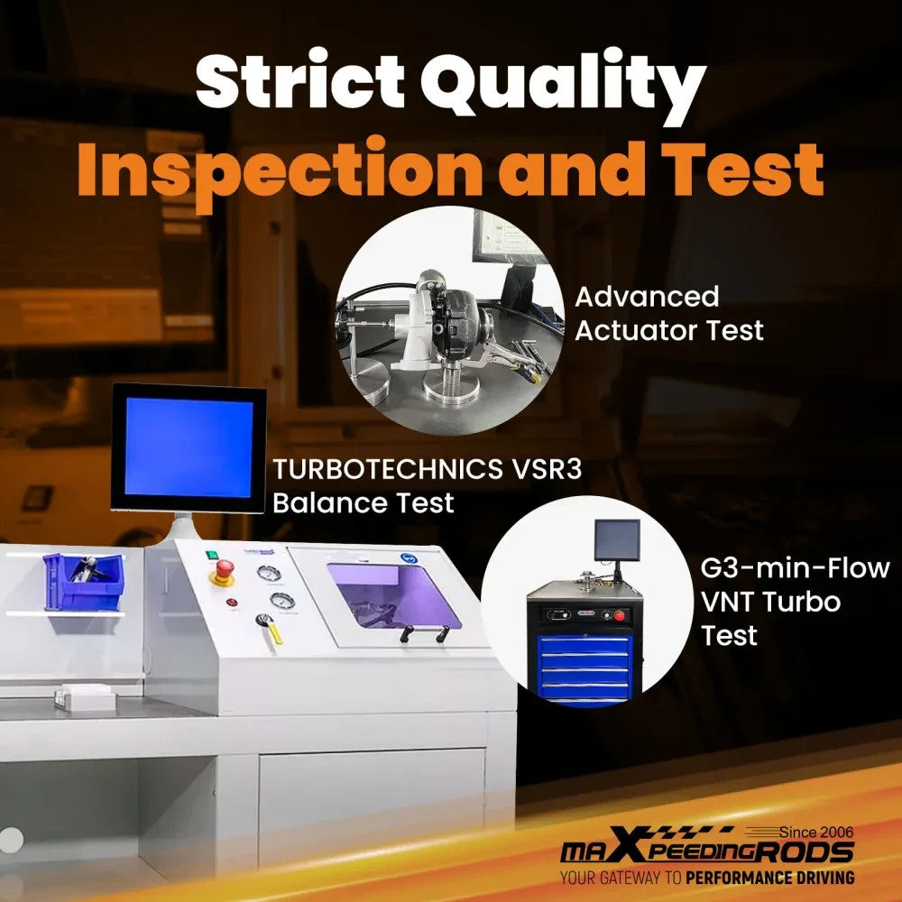 MXPR GT3037 T3 GEN2 Universal Turbo Charger V-Band 2.5-3.0 500+HP Water Cooled