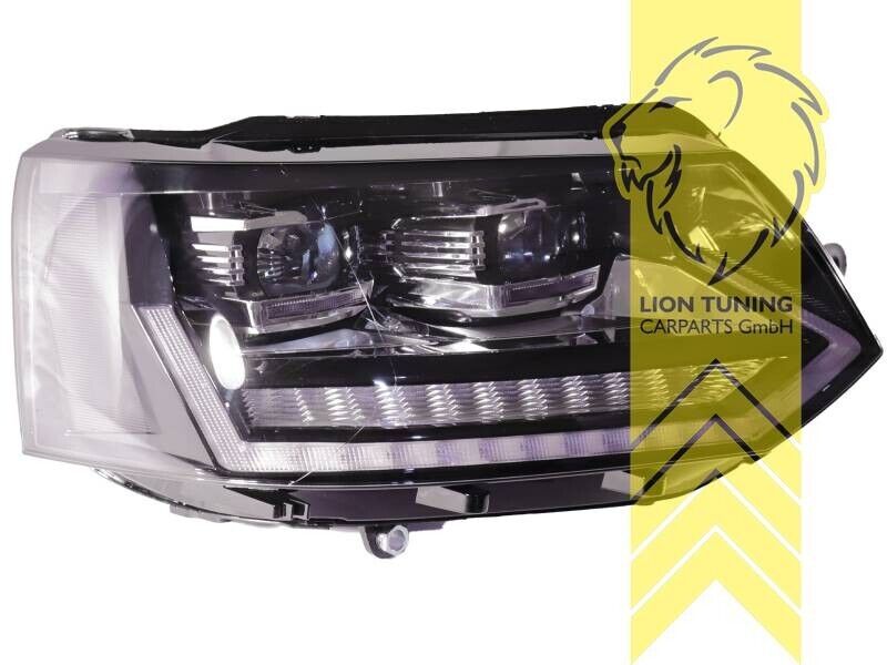 LT LED DRL Halo Headlights VW T5 Facelift Multivan Caravelle Transporter Flatbed