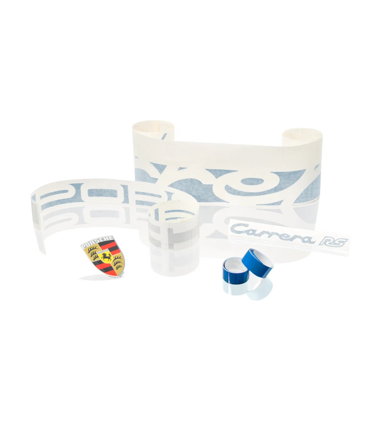 Genuine Porsche 911 Carrera RS 2.7 decal vinyl sticker kit BLUE RED GREEN BLACK