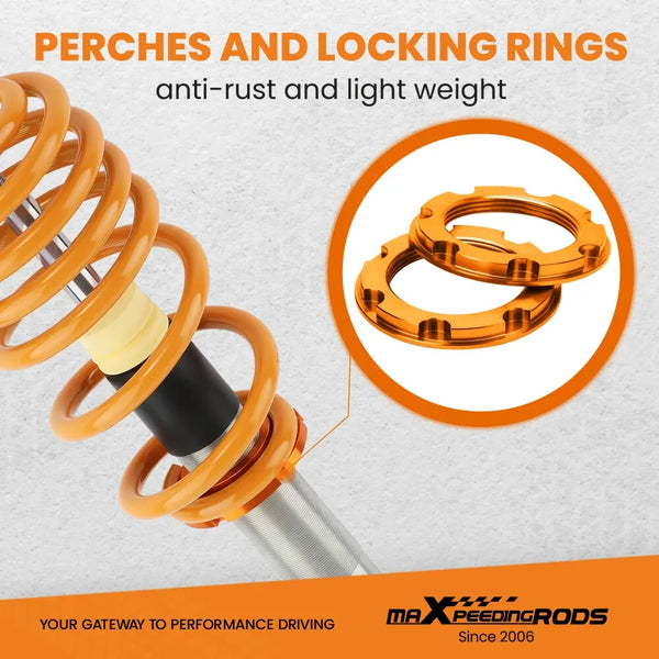 MXPR Adjustable Height Lowering Coilovers PASSAT 4 MK4 3B 3BG 1996-05 B5 B5.5