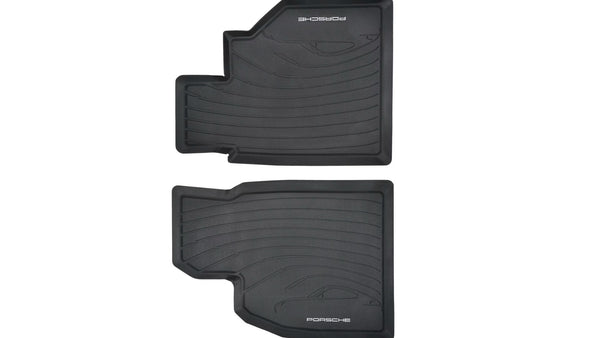 Genuine Porsche Rubber All-weather floor mats in Black 986 Boxster & 996 911 RHD