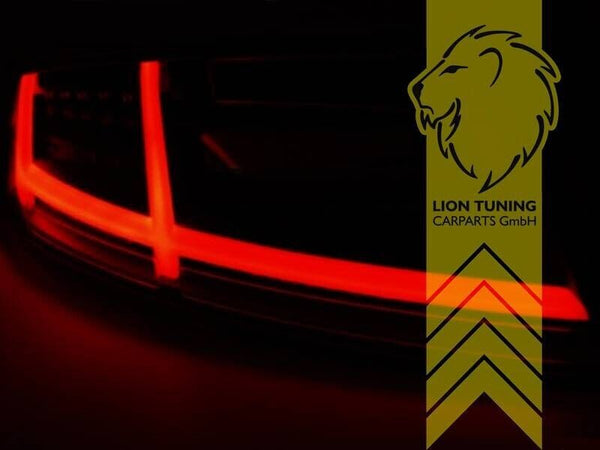 LT Pair LED DRL Lightbar Rear Lights Tail Lamps Audi TT 8J 06-14 red clear LHD