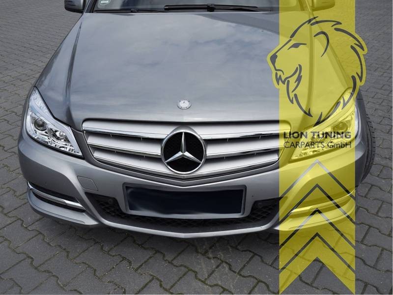 LT LED DRL Lightbar Headlights Mercedes Benz W204 S204 C-Class chrome LHD