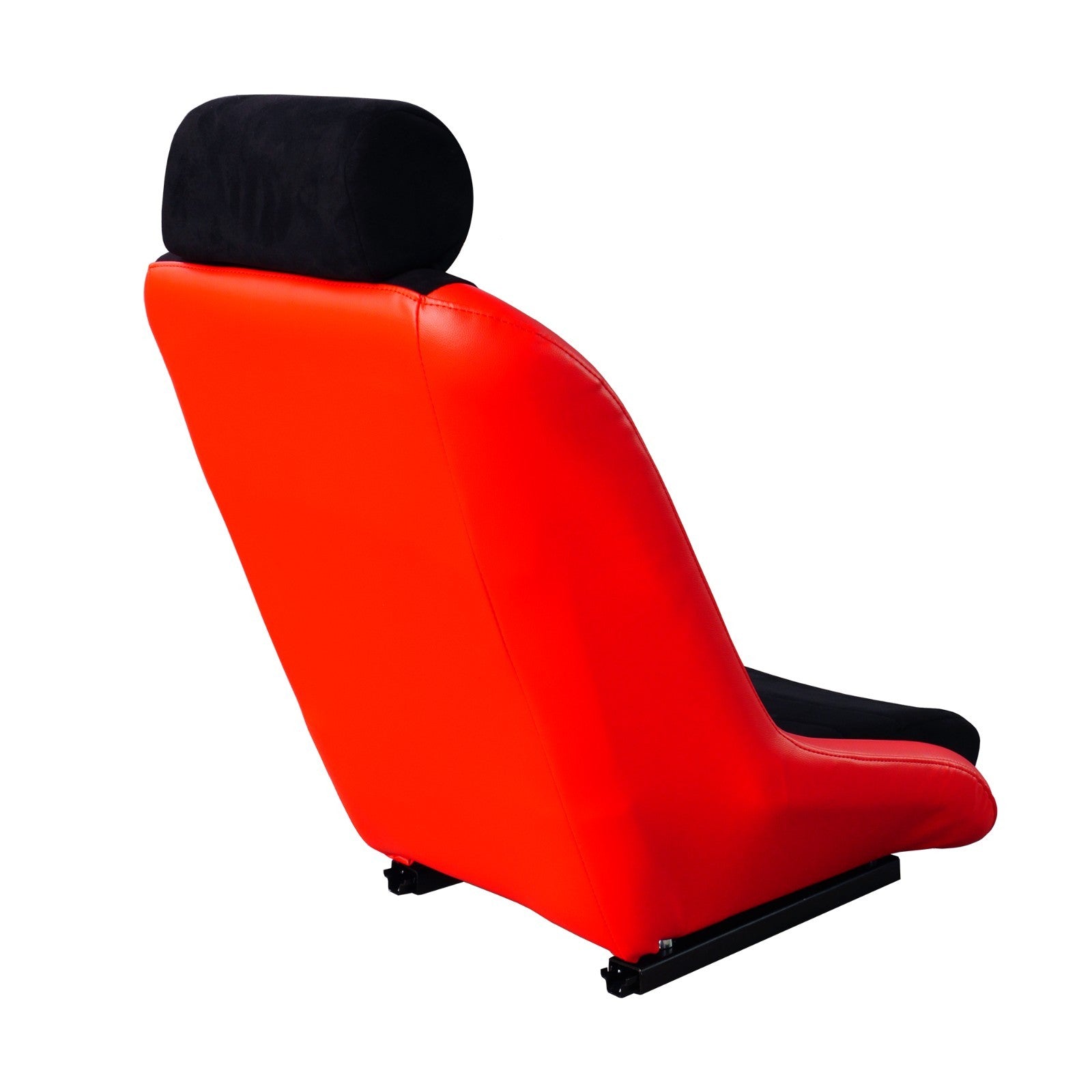 Simoni Universal Pair x2 Classic Retro Vintage Red & Black Bucket Seats slides