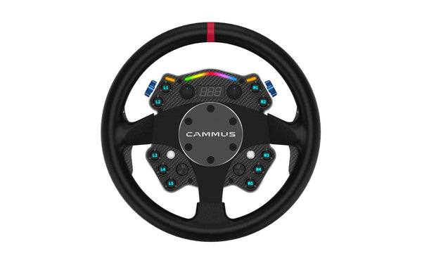 Global First CAMMUS C12 Direct Drive Racing Sim Simulator Steering Wheel Direct Drive Wheelbase PC 12NM LED