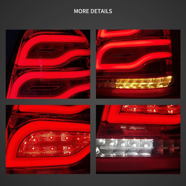 VLAND 01-07 Toyota Highlander 1 MK1 XU20 LED Lightbar Tail Lights Rear Lights
