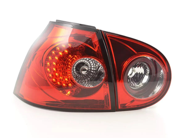 FK Pair Rear Lights VW Golf 5 MK5 1K 03-08 Red 1K LHD inc harness RHD