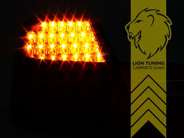 LT Pair LED REAR LIGHTS Tail Lamps Lightbar DRL BMW E46 sedan red white LHD