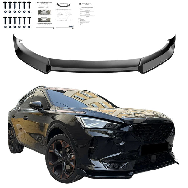 OW Front Bumper Splitter CUPRA Formentor MK1 Facelift 20-24 ABS Gloss Black