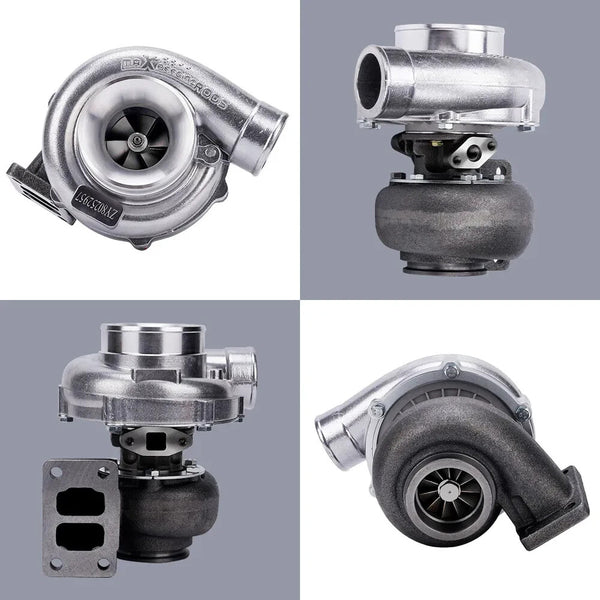 MXPR T70 Universal Turbo T3 V Band Exhaust Flange Twin-Scroll Turbocharger 500+