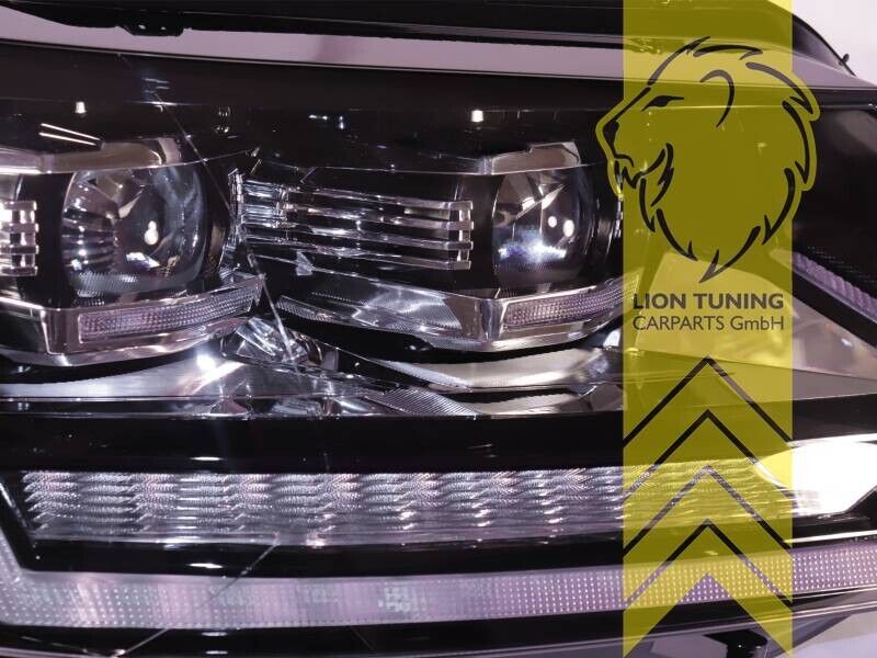 LT LED DRL Halo Headlights VW T5 Facelift Multivan Caravelle Transporter Flatbed