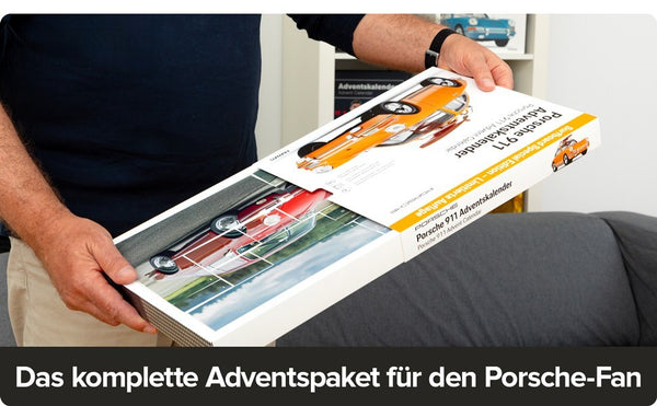 FRANZIS Porsche 911 Surf Collectable Advent Calendar Your Own Desk Model Kit