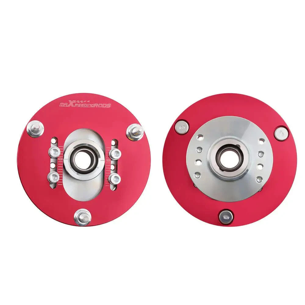 MXPR BMW E46 318 325i 325is M3 Coilover Kit Adjustable Camber Plates Pillow