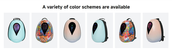 LOY Biosled Black Knight Sea Heart BT App LED Screen Backpack Motorcycle Bike