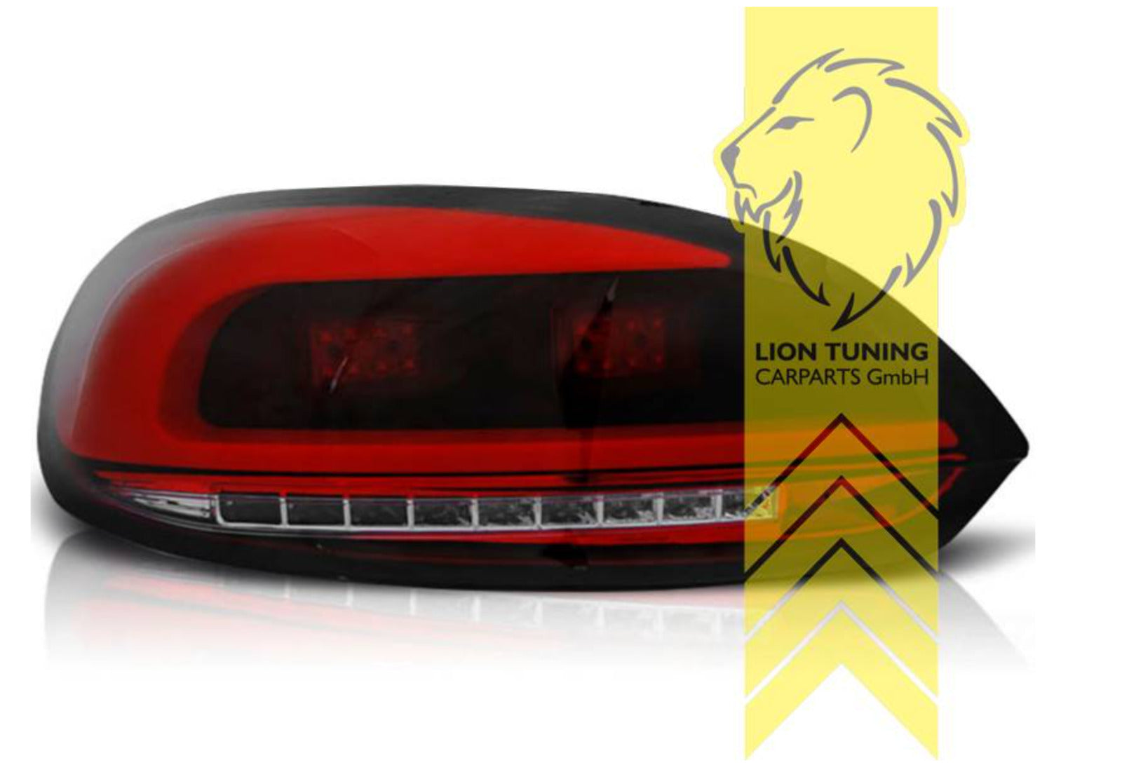 LT Pair LED Lightbar Rear Lights Tail VW Scirocco 3 red smoke LHD