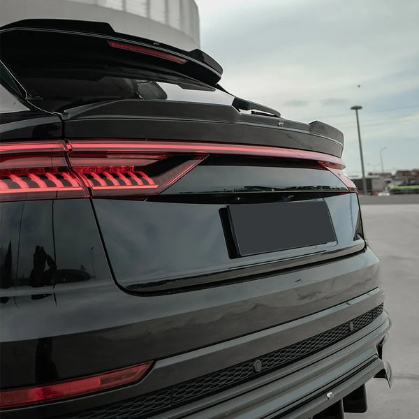 OW rear TRUNK Wing Spoiler AUDI RS Q8 / SQ8 / Q8 S-Line 2018+ Gloss Black