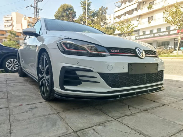 Motordrome Design Front Bumper Lower Splitter VW Golf Mk7 Facelift GTI