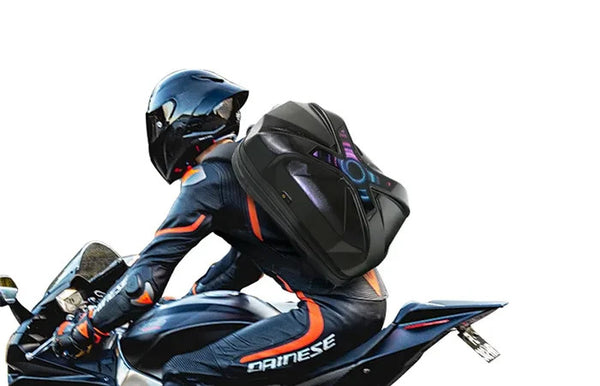 LOY Biosled X-Warrior BT App LED Screen Backpack Bag Rucksack Motorcycle Bike Motorbike Onewheel Electric Skateboard Smart Luggage Hand Luggage Bag