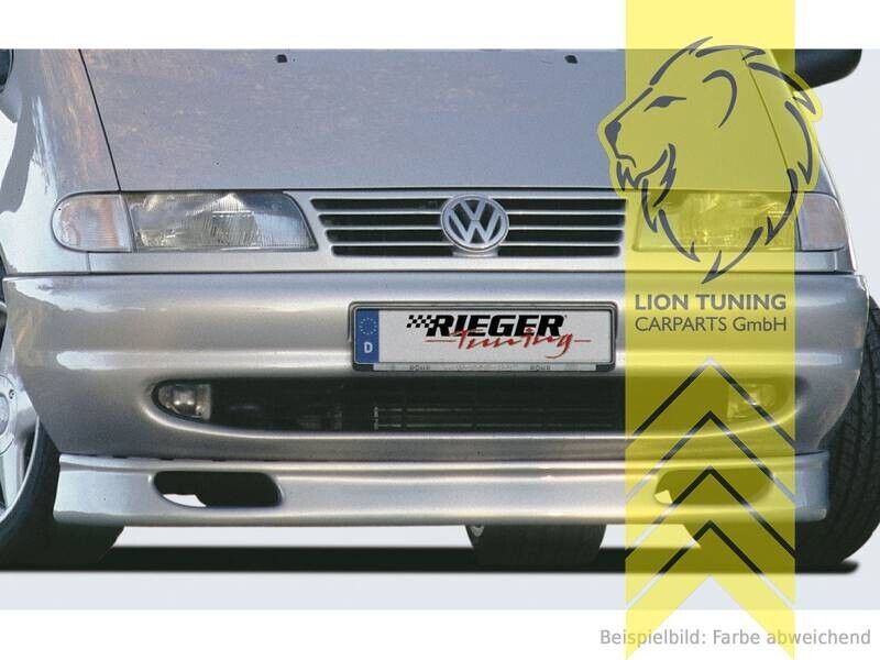 Rieger front bumper splitter valance VW Sharan 7M 95-00 ABS Black Paintable