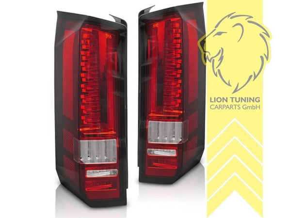 LT Pair LED Lightbar DRL Rear Lights Tail Lamps VW Crafter SY SZ SX UY Red LHD