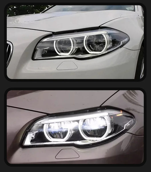 TYPY Pair 10-16 BMW 5 Series F10 LED DRL Dynamic Headlights Euro Xenon Halog LED