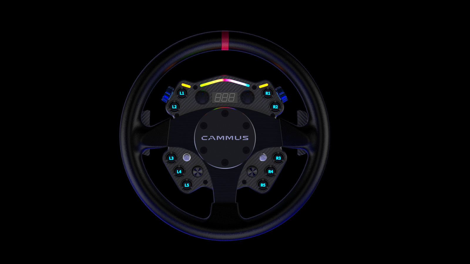 UK Ex-Demo / Un-Boxed As New CAMMUS C12 Steering Wheel + CS5 Mount + CP5 Pedals Racing Sim Hardware