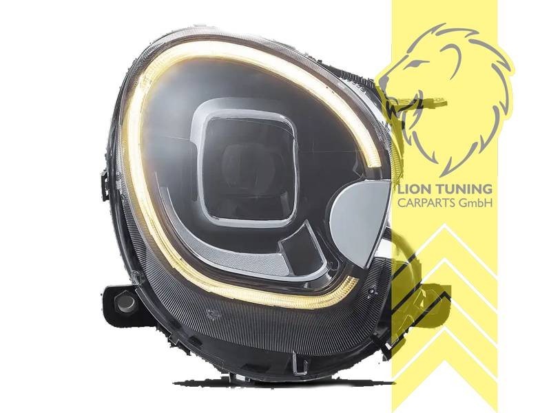 LT Pair LED DRL Lightbar Headlights BMW Mini R60 10-14 Countryman black LHD