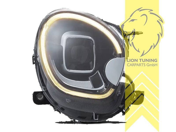 LT Pair LED DRL Lightbar Headlights BMW Mini R60 10-14 Countryman black LHD