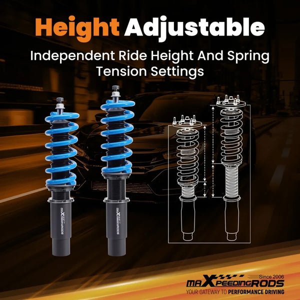 MXPR Pro Performance Lowering Coilovers Suspension Audi A6 C7 2012-2018 QUATTRO